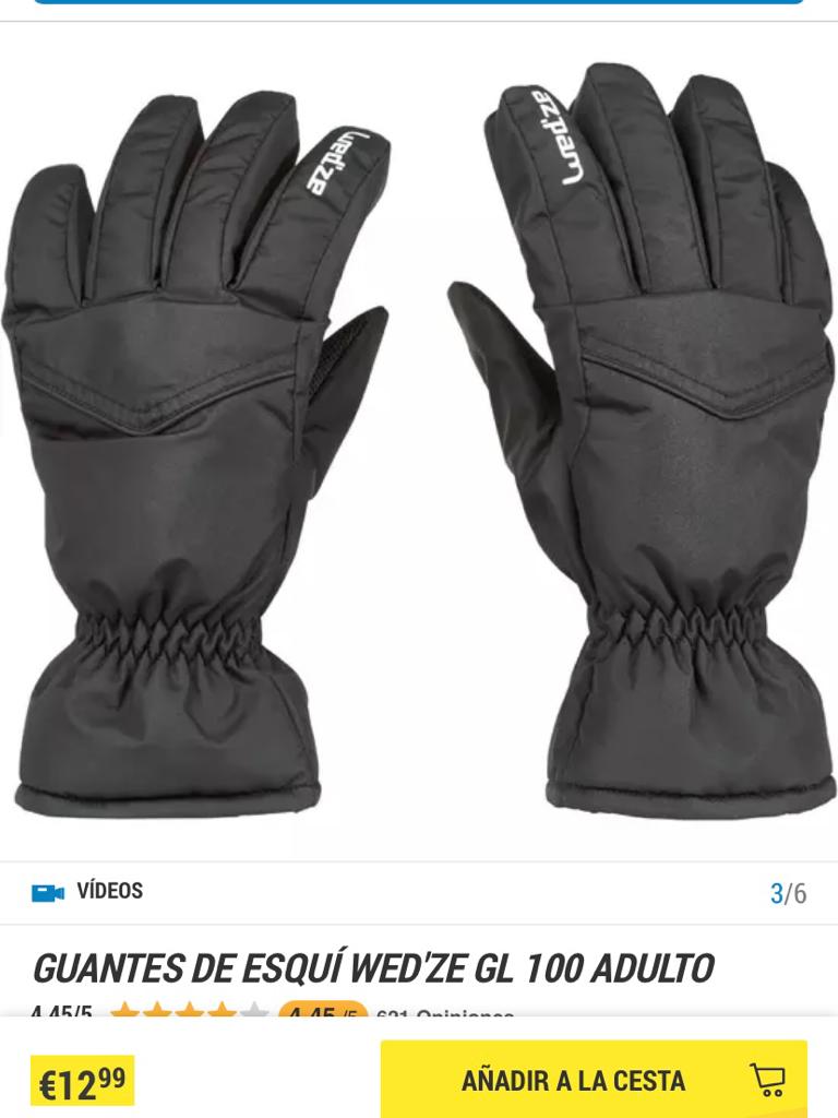Guantes esquí Decathlon